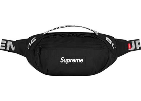 fake supreme ss18 waist bag|supreme bag around waist.